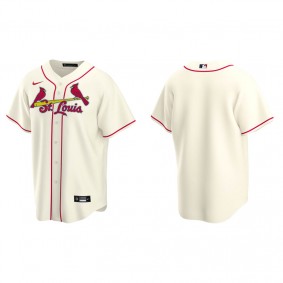 Men's St. Louis Cardinals Cream Replica Alternate Jersey