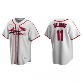 Men's St. Louis Cardinals Paul DeJong White Cooperstown Collection Home Jersey