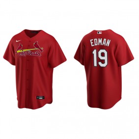 Men's St. Louis Cardinals Tommy Edman Red Replica Alternate Jersey