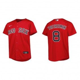 Carl Yastrzemski Youth Boston Red Sox Red Alternate Replica Jersey