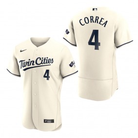 Carlos Correa Minnesota Twins Cream 2023 Authentic Jersey