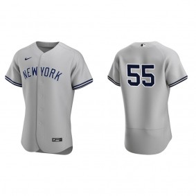 Carlos Rodon Men's New York Yankees Aaron Judge Nike Gray Road Authentic Jersey