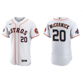 Chas McCormick Houston Astros White 2022 World Series Champions Authentic Jersey