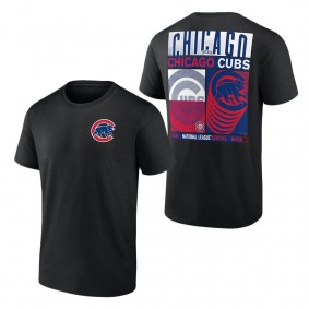 Men's Chicago Cubs Fanatics Branded Black In Good Graces T-Shirt