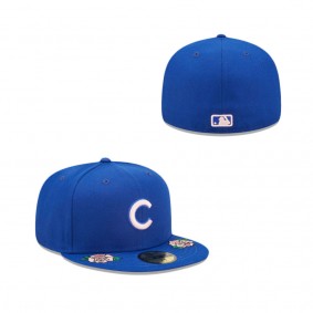 Chicago Cubs Double Roses Fitted Hat