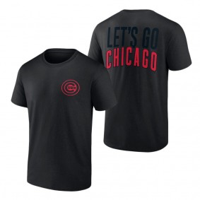 Men's Chicago Cubs Fanatics Branded Black In It To Win It T-Shirt