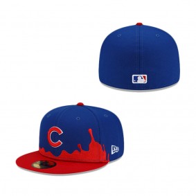 Chicago Cubs Drip Front 59FIFTY Fitted Hat