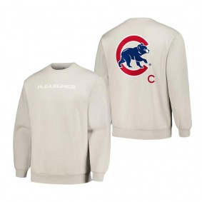 Men's Chicago Cubs Gray Ballpark Pullover Sweatshirt