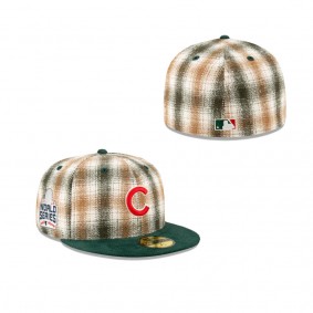 Just Caps Plaid Chicago Cubs 59Fifty Fitted Hat