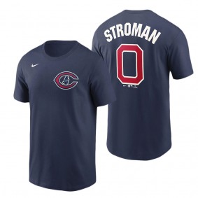 Chicago Cubs Marcus Stroman Navy 2022 Field of Dreams T-Shirt
