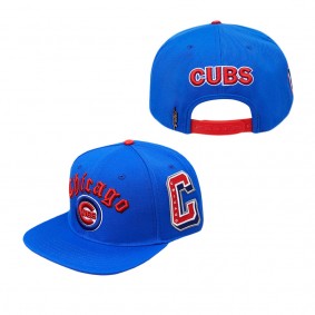 Men's Chicago Cubs Royal 2016 World Series Old English Snapback Hat