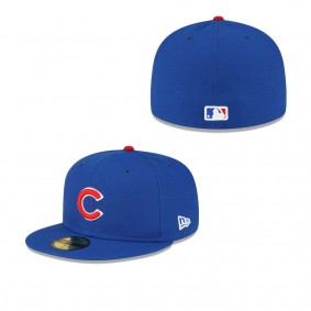 Men's Chicago Cubs Royal Authentic Collection Replica 59FIFTY Fitted Hat