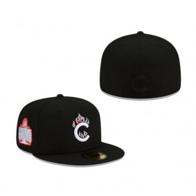 Chicago Cubs Team Fire 59FIFTY Fitted Hat