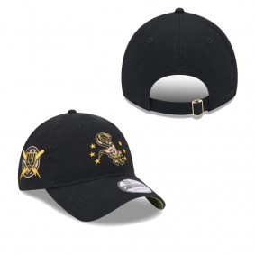 Men's Chicago White Sox Black 2024 Armed Forces Day 9TWENTY Adjustable Hat