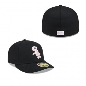 Men's Chicago White Sox Black 2024 Mother's Day Low Profile 59FIFTY Fitted Hat