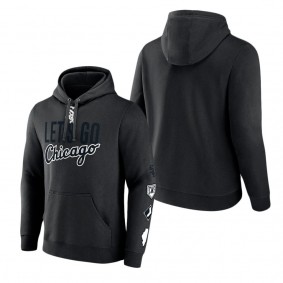 Men's Chicago White Sox Black Bases Loaded Pullover Hoodie