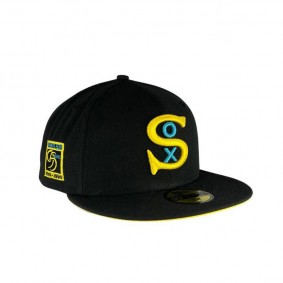 New Era Chicago White Sox Black Yellow Teal Comic Book Inspired 59FIFTY Fitted Hat