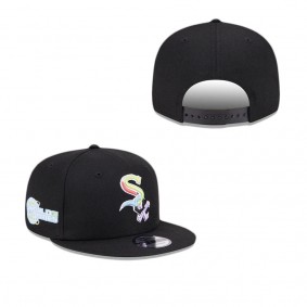 Chicago White Sox Colorpack Black 9FIFTY Snapback Hat