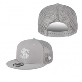 Men's Chicago White Sox Gray 2023 On-Field Batting Practice 9FIFTY Snapback Hat