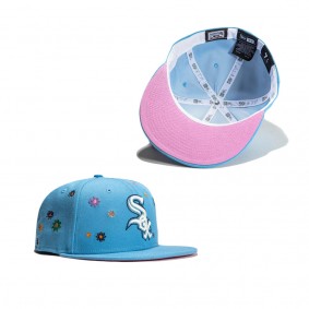 Chicago White Sox Light Blue Super Bloom 59FIFTY Hat