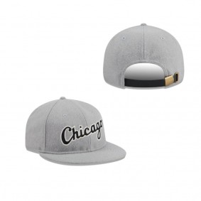 Chicago White Sox Melton Wool Retro Crown 9FIFTY Adjustable Hat