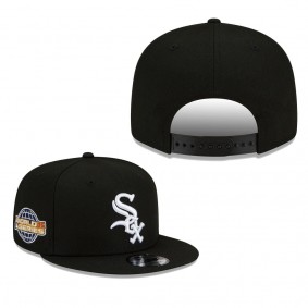 Chicago White Sox 2005 World Series Patch Up 9FIFTY Snapback Hat Black