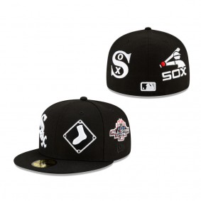 Chicago White Sox New Era Patch Pride 59FIFTY Fitted Hat Black