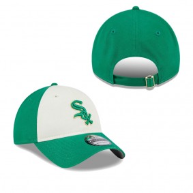 Men's Chicago White Sox White Green 2024 St. Patrick's Day 9TWENTY Adjustable Hat