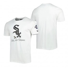 Men's Chicago White Sox White Historical Championship T-Shirt
