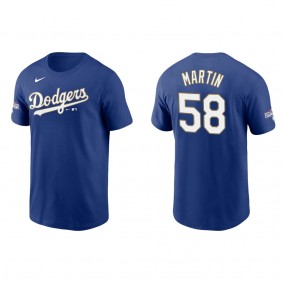 Dodgers Chris Martin Royal Gold Program T-Shirt