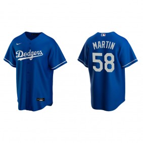 Dodgers Chris Martin Royal Replica Alternate Jersey