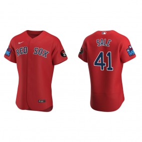 Chris Sale Boston Red Sox Red 2022 Little League Classic Authentic Jersey