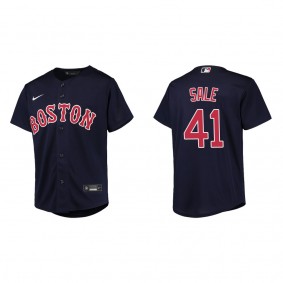 Chris Sale Youth Boston Red Sox Navy Replica Jersey
