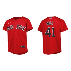 Chris Sale Youth Boston Red Sox Red Alternate Replica Jersey