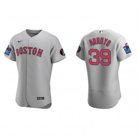 Christian Arroyo Boston Red Sox Gray 2022 Little League Classic Authentic Jersey