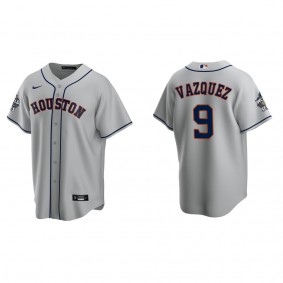 Christian Vazquez Houston Astros Gray 2022 World Series Road Replica Jersey