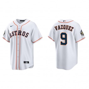 Christian Vazquez Houston Astros White 2022 World Series Home Replica Jersey