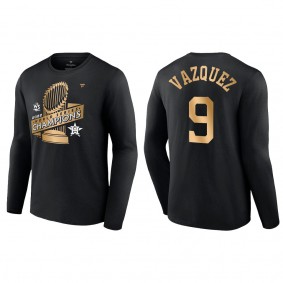 Christian Vazquez Houston Astros Black 2022 World Series Champions Parade T-Shirt