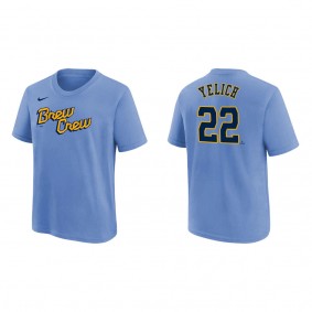 Christian Yelich Youth Brewers City Connect T-Shirt