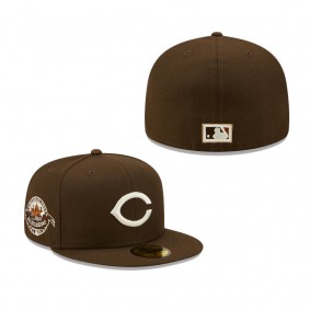 Cincinnati Reds New Era 1988 MLB All-Star Game Cream Undervisor 59FIFTY Fitted Hat Brown