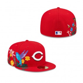 Cincinnati Reds Blooming 59FIFTY Fitted Hat
