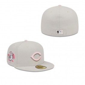 Men's Cincinnati Reds Khaki 2023 Mother's Day On-Field 59FIFTY Fitted Hat