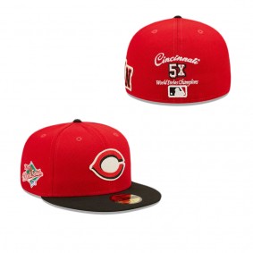 Cincinnati Reds Letterman 59FIFTY Fitted Hat