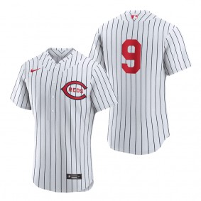 Cincinnati Reds Mike Moustakas White 2022 Field of Dreams Authentic Player Jersey