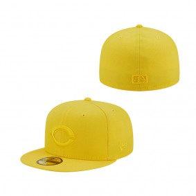 Cincinnati Reds New Era Icon Color Pack 59FIFTY Fitted Hat Yellow