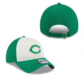 Men's Cincinnati Reds White Green 2024 St. Patrick's Day 9TWENTY Adjustable Hat