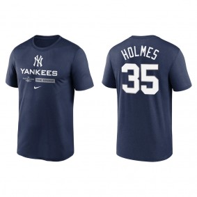 Clay Holmes New York Yankees Navy 2022 Postseason Authentic Collection Dugout T-Shirt