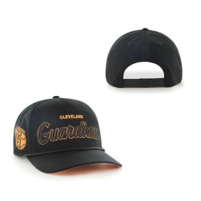 Cleveland Guardians '47 Mango Undervisor Hitch Snapback Hat Black