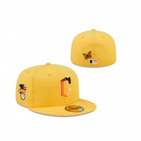 New Era Cleveland Guardians Butterflies 2022 59FIFTY Fitted Hat