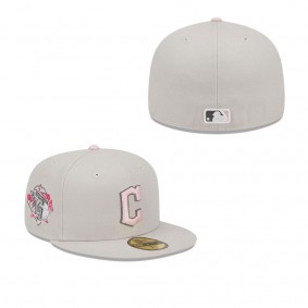 Men's Cleveland Guardians Khaki 2023 Mother's Day On-Field 59FIFTY Fitted Hat